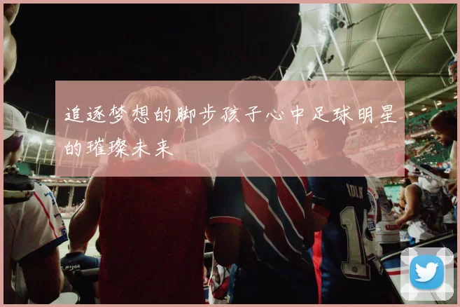 追逐梦想的脚步孩子心中足球明星的璀璨未来
