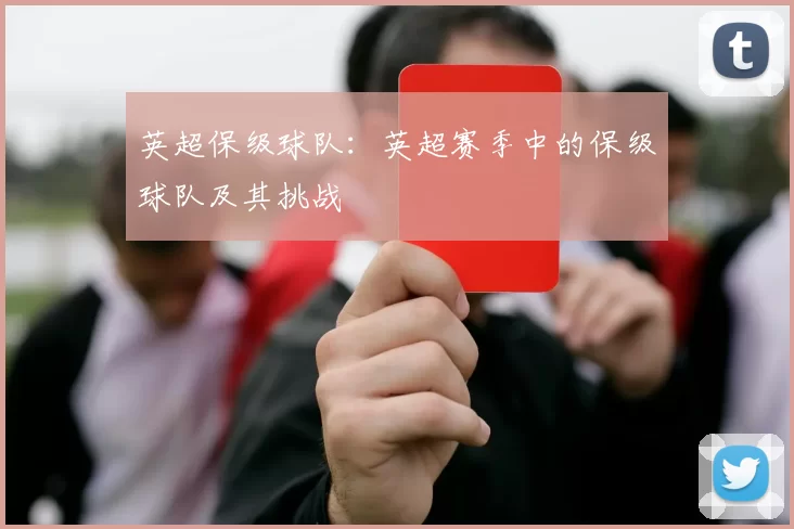 英超保级球队：英超赛季中的保级球队及其挑战